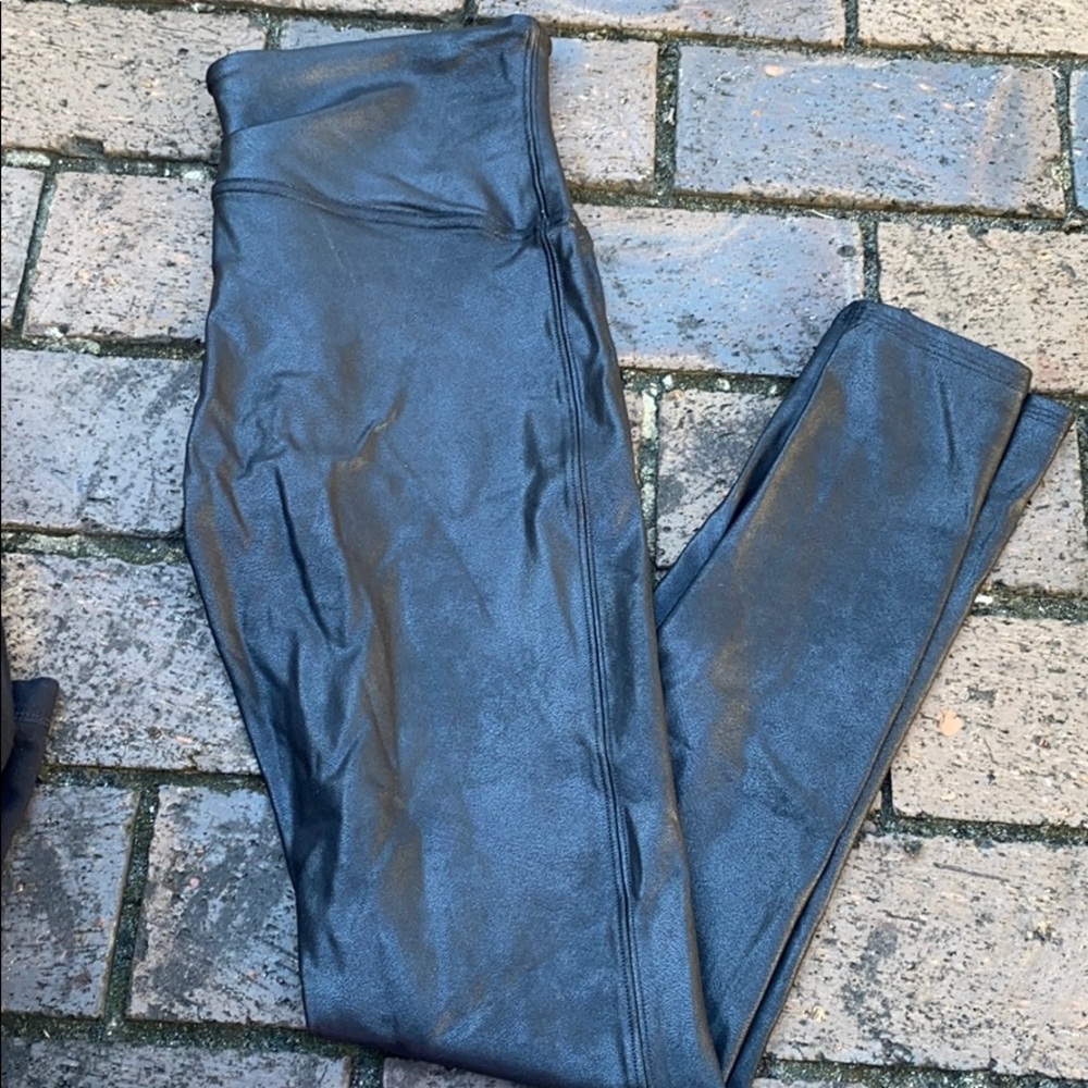 Spanx faux leather leggings